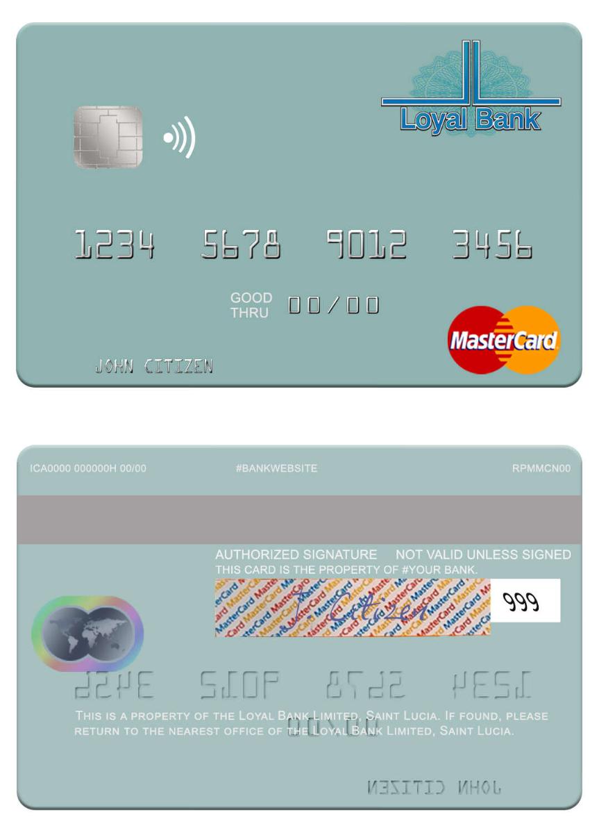 Saint Lucia Loyal Bank Limited mastercard